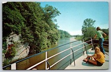 Vtg Connecticut River Valley Seldens Creek MV Dolly Madison Boat Tour Postcard picture