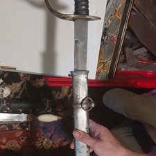 Civil War Model 1840 Cavalry Sword Saber & Scabbard Replica picture