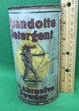 Wyandotte Cleanser  Vintage Cleaning Powder Unopened in Original Packaging 6” picture