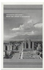 Washington Boulevard, Ogden, Mount Ben Lomond, Utah, Vintage Unused Postcard picture