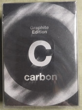 Carbon Playing Card Deck Graphite Edition Poker Cardistry #/2500 Illusion NEW picture