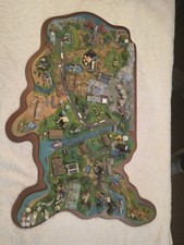 Danbury Mint From Sea to Shining Sea US Landmarks 3D Resin Map Map Sculpture Vtg picture