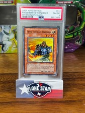 2004 Yu-Gi-Oh Invasion of Chaos Freed the Brave Wanderer #014 PSA 8 picture