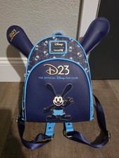 Limited D23 Gold Members Exclusive Loungefly Oswald Mini Backpack and Ears picture