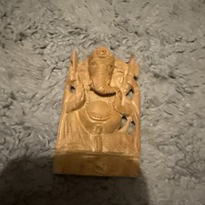 Hand Carved Statue of Ganesha Hindu God picture