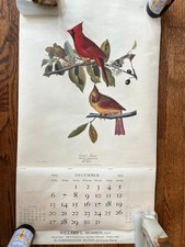VINTAGE 1953-1954 Audubon Calendar Northwestern Mutual Life Insurance Company picture