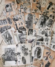 1900s Antique Handmade Victorian Scrapbook Album Ephemera Cut-Outs  Ephemera picture