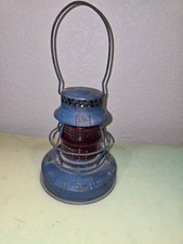 Handlan St. Louis  Milwaukee utility Lantern C.M. & St.P. Ry  Red Globe picture