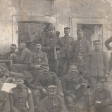 WWI German Soldier Sniper Scope Case RPPC Real Photo Postcard picture