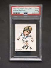 1983/84 Panini Footballers #305 Michael Laudrup Lazio PSA 9 Mint Figure picture