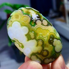 23G Rare Natural Gobi Agate Eye Agate/Crystal PalmStone picture