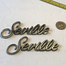 Cadillac Seville Trunk Emblem Replacements (Set of 2) Used picture