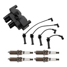 6 Piece Ignition Coil and Spark Plug Set for 2011-2013 Ford Fiesta picture