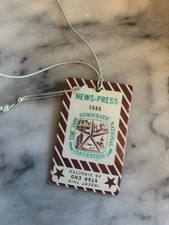 1968 Democratic National Convention News Press Balcony Pass Chicago DNC Riots picture