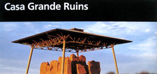 Casa Grande Ruins National Monument National Park Service Unigrid Brochure Map picture