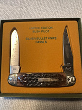 1993 Remington R4356SB Silver Bullet Bush Pilot Knife #204/5000 Bone Box picture