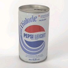 1979 German Issued Pepsi-Cola Soda Can Only 1 Calorie 0.33 Liter S41 Empty Rare picture