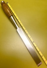 Rare NOS vtg GREENLEE 1” Millwright’s TIMBER FRAMING Socket chisel FACTORY EDGE picture