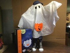 Vtg 2002 Gemmy Animated Giggle Buddy Ghost Halloween Complete W/Box Works READ picture