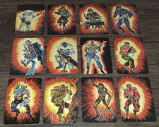 1986 Hasbro G.I. Joe Action Cards - Lot 20 Cards Cobra Shipwreck Bazooka + More picture