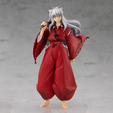 Anime InuYasha Sesshoumaru Figure Childhood Sesshoumaru Standing Pose Model Doll picture