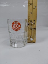 Vintage A&W Root Beer Mini Mug Shot Glass Original Advertising Collectible picture