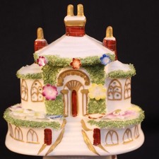 Coalport Cottages Keepers Cottage Figurine Pastille Burner English Porcelain picture