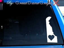 Delaware Home, Heart, Native, Roots, Proud, State - Vinyl Decal Sticker  picture