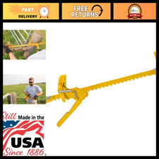 Heavy-Duty Fence Stretcher Splicer with Third Hook | Goldenrod Compatible Tool picture