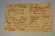 Vintage Meigg's Wharf Restaurant Menu San Francisco Retro 1980s picture