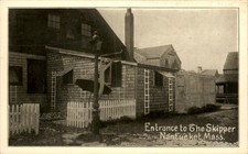 Nantucket MA Entrance to The Skipper c1900s-10s Vintage Postcard bhn picture