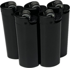 5 Pieces LIMITED EDITION All Black BiC Classic MAXi Lighter picture