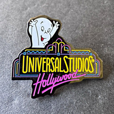 Vintage 1996 Casper Universal Studios Hollywood Enamel Lapel Pin Ghost picture