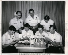 1960 Press Photo Chicago Match Game bowling Championship Stan Gifford picture