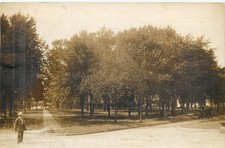 MO Missouri Brookfield City Park RPPC 1907 Real Photo Postcard picture