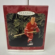 1999 Hallmark Keepsake Ornament Gordie Howe Hockey Greats Series #3 picture