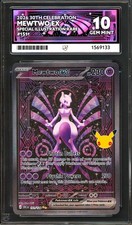ACE 10 30th Mewtwo 151 /128 ex PERFECT Celebration Anniversary SIR Pokemon PSA picture