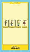 Rare CJ Hendry Mere Mortals Yellow Card Set with Coin, Box and Character Chart picture