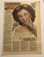 1940’s Actress Mitzi Gaynor “In Hollywood Louella Parsons” Magazine Article 0C24 picture
