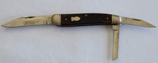 CLEAN VINTAGE SCHRADE CRAFTSMAN 804  3 BLADE FOLDING POCKET KNIFE WALDEN N.Y. picture