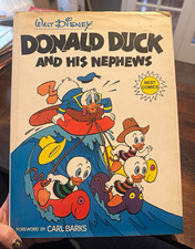 1983 Walt Disney Donald Duck & His Nephews Best Comics Carl Barks HC DJ picture