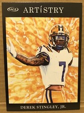 DEREK STINGLEY JR.(LSU)2022 SAGE BLACK ARTISTRY ROOKIE CARD picture