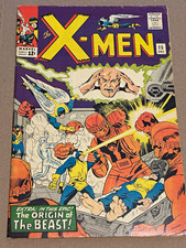 Marvel Comics The X-Men #15 Silver Age Beast Iceman Angel Master Mold picture