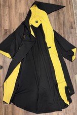 OFFICIAL Universal Studios Harry Potter Hufflepuff Adult Small S Black Robe $99 picture