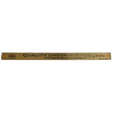 Martinsville West Va Quality Chevrolet Company Advertising Ruler Vtg 1940's picture