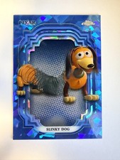 2024 Topps Chrome Disney Sapphire Slinky Dog #66 - 1st Year Sapphire picture