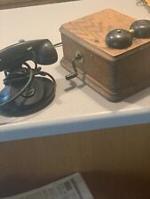 Antique Wooden Phone picture