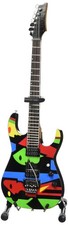 miniature - not playable instruments AXE HEAVEN John Petrucci Picasso Guitar picture