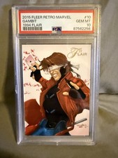 2015 Fleer Marvel Retro 1994 Flair Origin #10 of 30 GAMBIT ** PSA 10 Pop 6 RARE picture