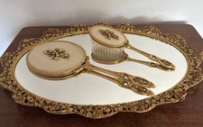 Vintage Matson 3 Piece Set - Mirror Brush Hand Mirror picture